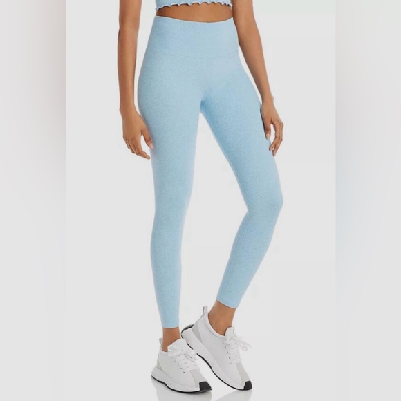 Spiritual Gangster Sky Blue Leggings - Picture 1 of 6